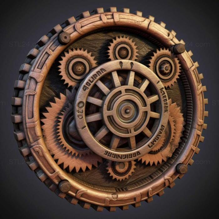 Games (Gatling Gears 4, GAMES_6540) 3D models for cnc